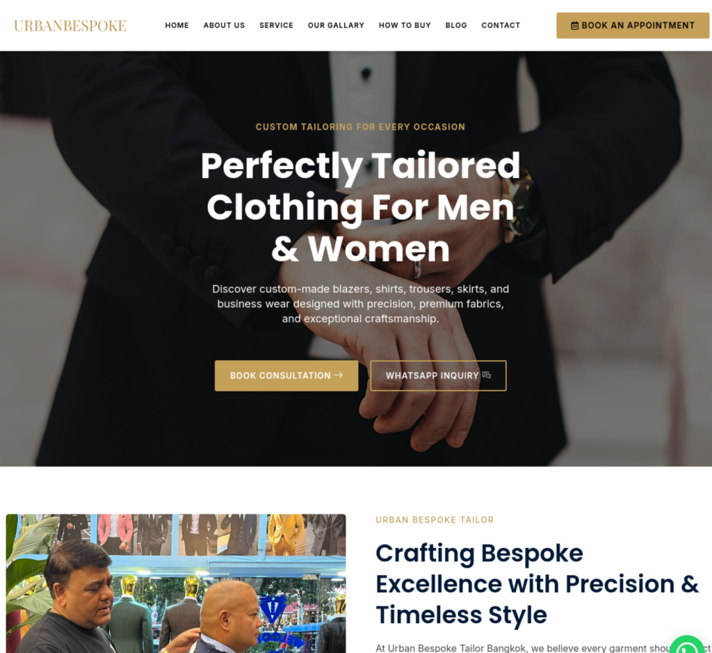 Urban Bespoke Tailor Bangkok